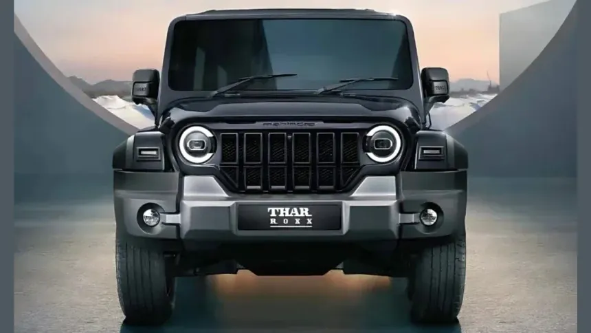 Heavy duty offroader vehicle navigating rocky dirt road
