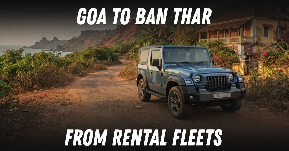 Goa's Controversial Move: Mahindra Thar Banned As Rental Vehicle Amidst Accident Scrutiny — News | AutoThrust India